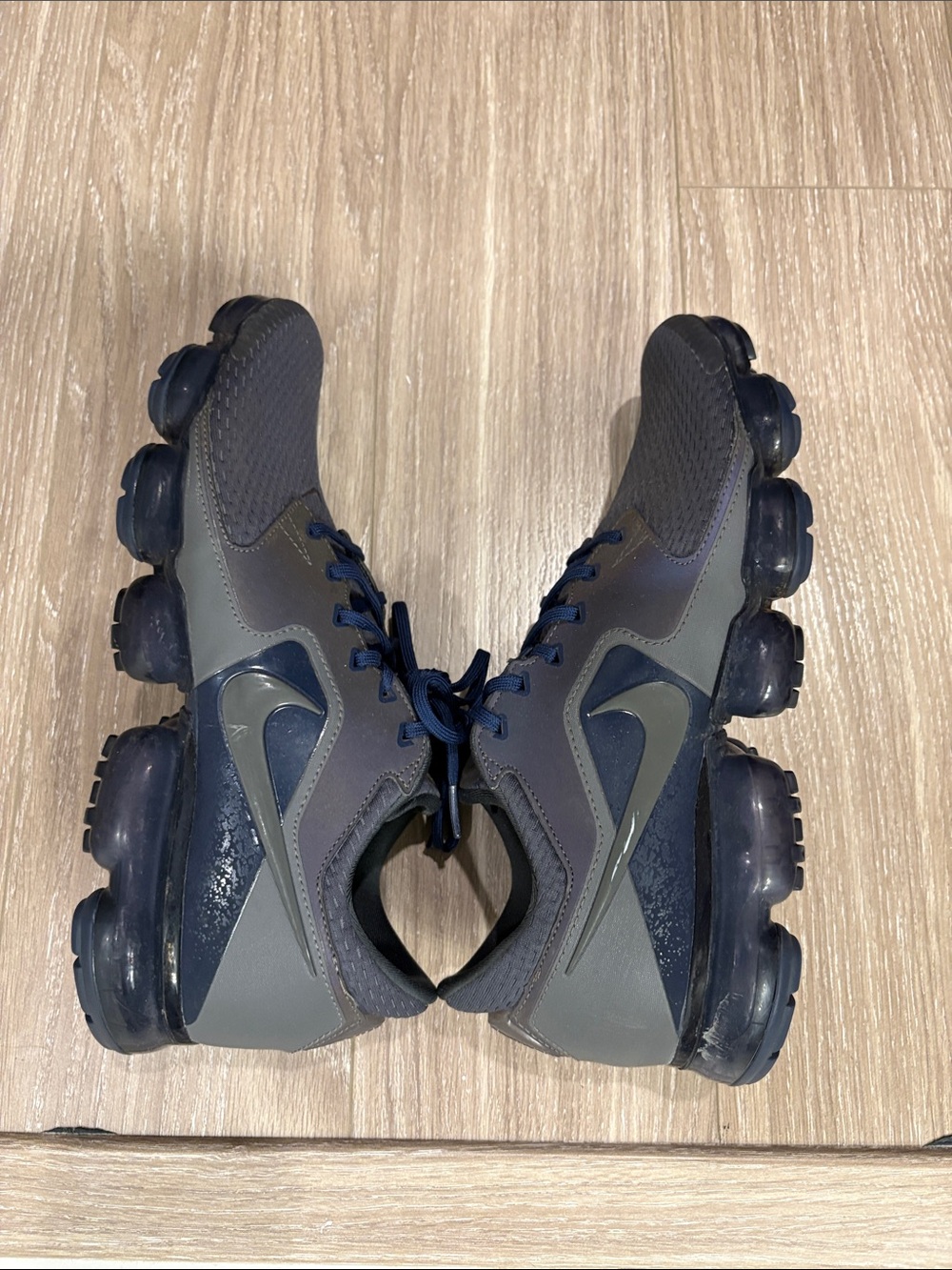 Nike Men's VaporMax Sneakers - Navy/Gray